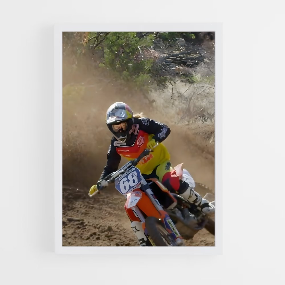 Poster Dirt Track Legend – affiche Motocross freestyle (vue 3)